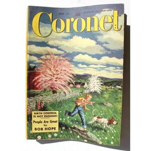 Vintage JUNE 1950 Vol. 28 No. 2 Coronet Magazine 164 - Birth Control Bob Hope